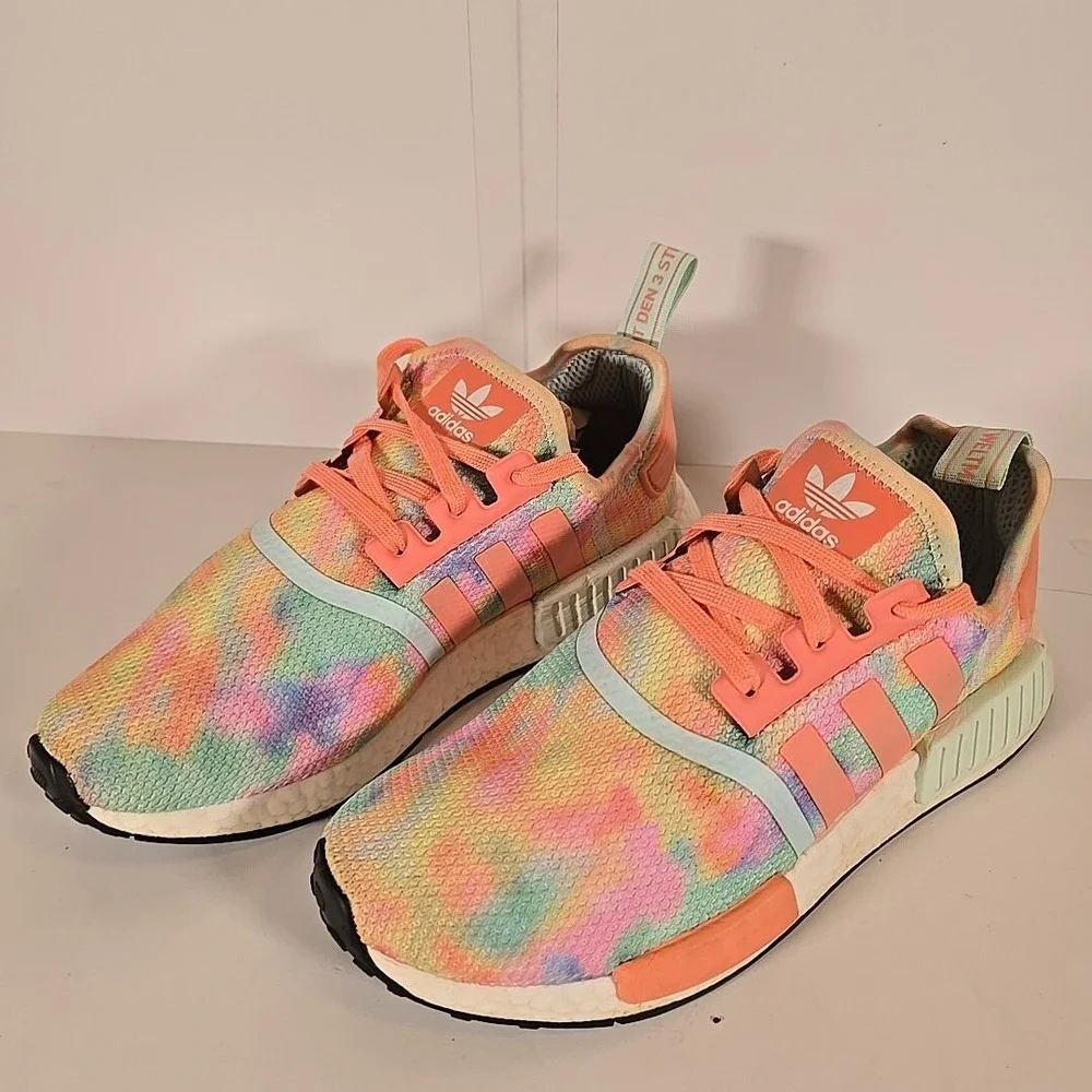 Adidas‎ Boost NMD R1 3 Stripe Multicolored Mens Size 8 Sneaker SHW 675001